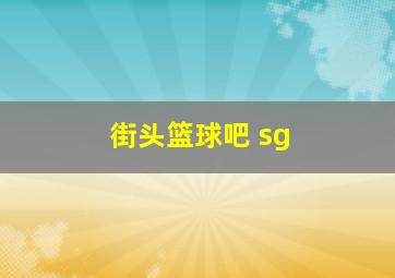 街头篮球吧 sg